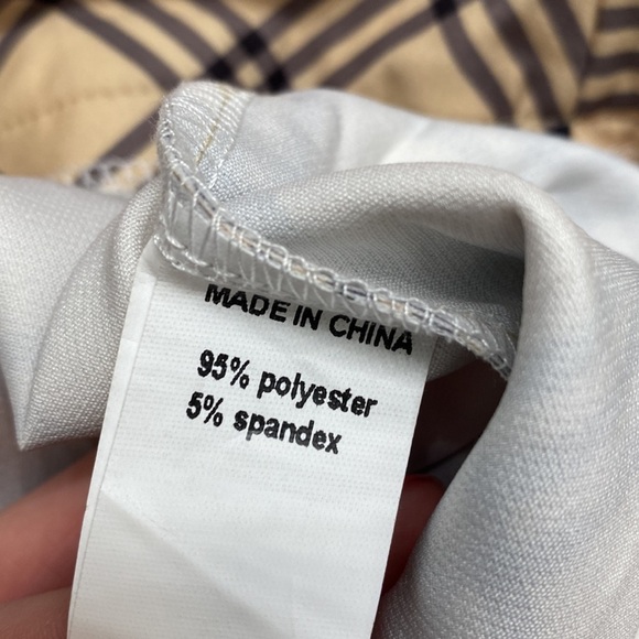 🆕 Yellow Plaid Trousers Dress Pants Small - Picture 12 of 13